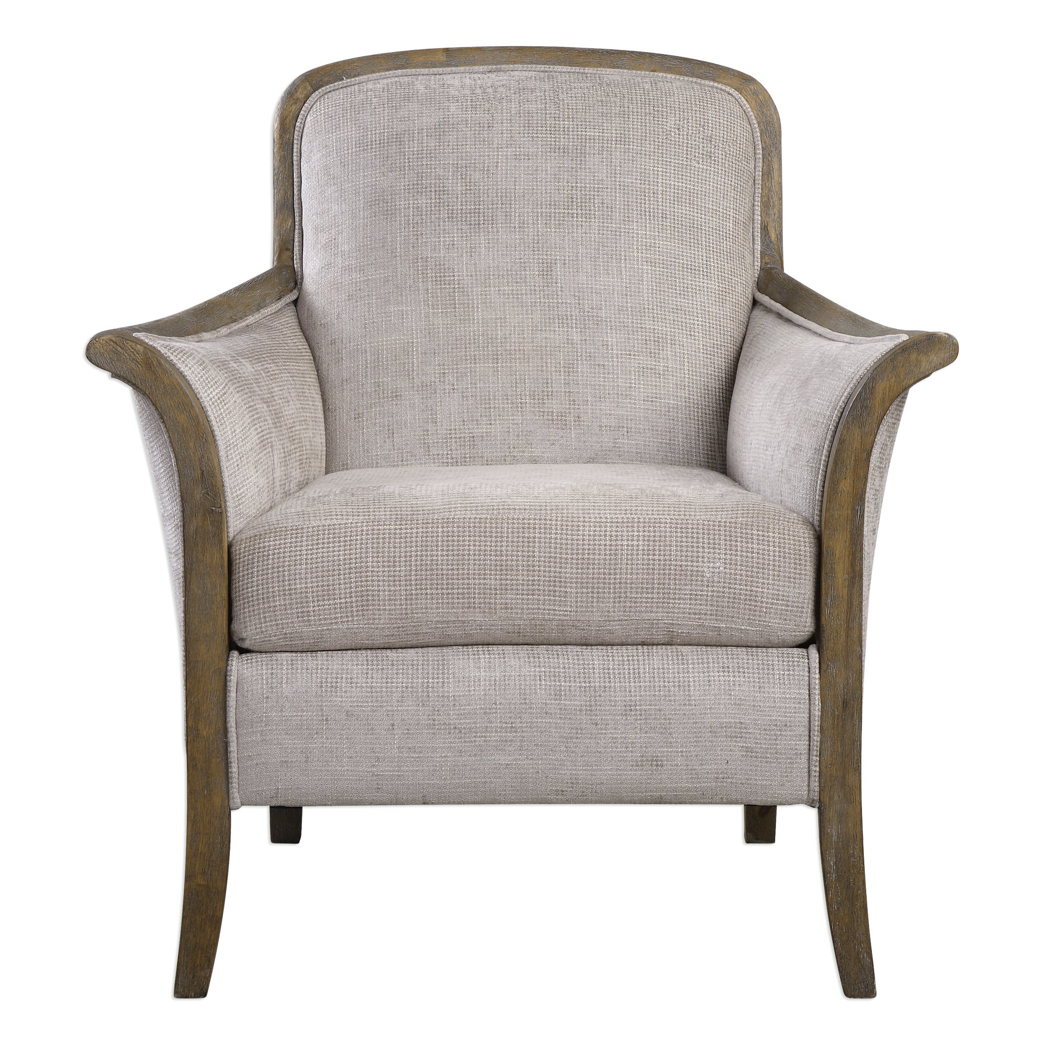 taupe armchair