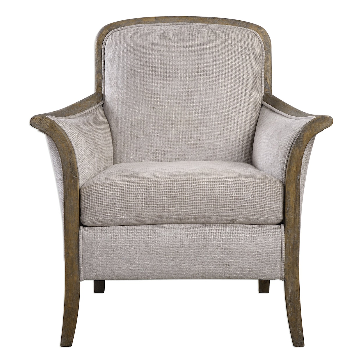 Uttermost Accent Furniture - Accent Chairs Brittoney Taupe Armchair