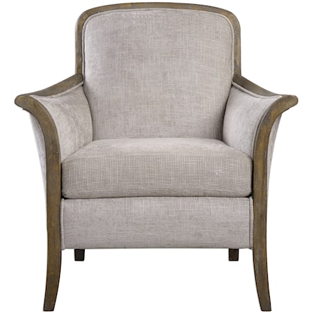 Brittoney Taupe Armchair