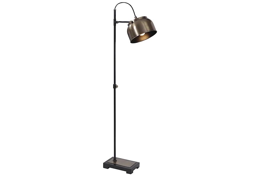 Floor Lamps Bessemer Industrial Floor Lamp by Uttermost at Mueller Furniture