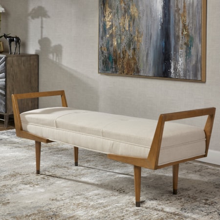 Waylon Modern Ivory Bench