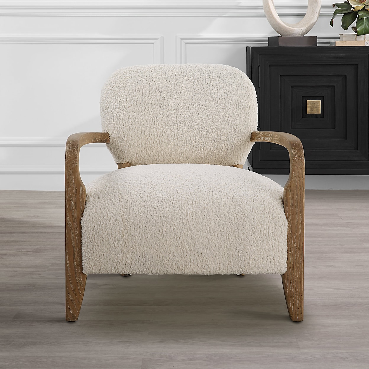 Uttermost Telluride Telluride Natural Shearling Accent Chair