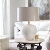 Uttermost Table Lamps Georgios Textured Ceramic Lamp