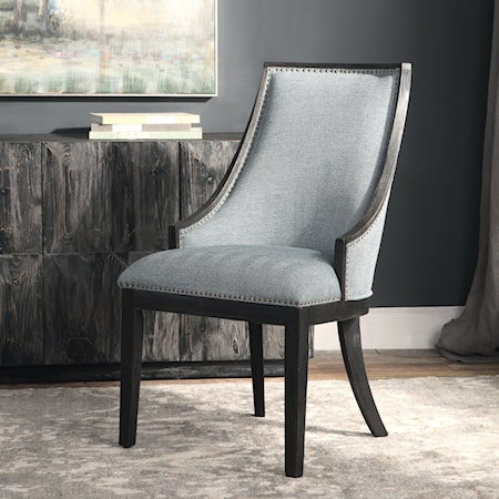 Janis Ebony Accent Chair