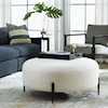 Uttermost Arles Arles Large Plush White Ottoman