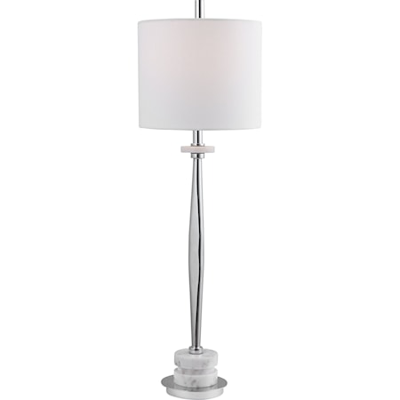 Magnus Chrome Buffet Lamp