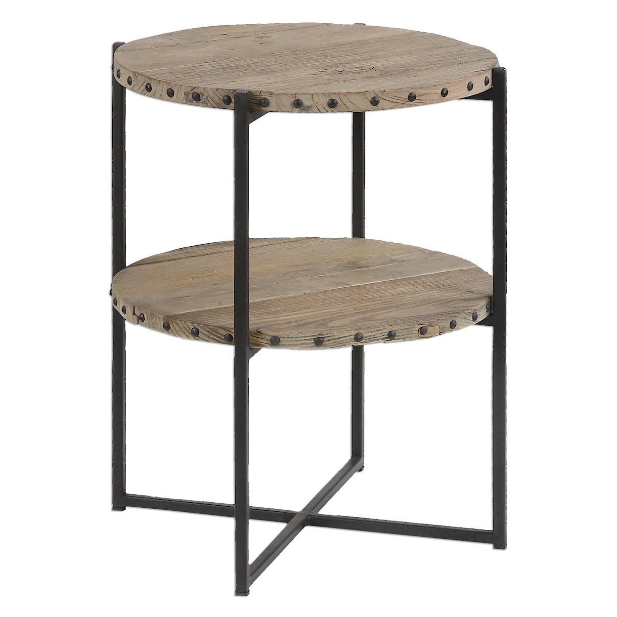 Uttermost Accent Furniture - Occasional Tables Kamau Round Accent Table