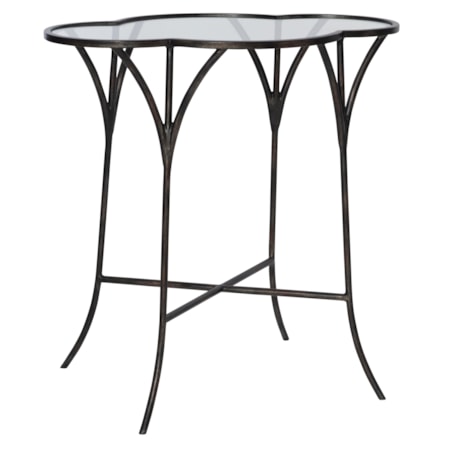 Adhira Glass Accent Table