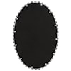 Uttermost Serna Oval Wall Mirror with White Mirror Trim