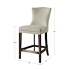 Uttermost Accent Furniture - Stools Dariela White Counter Stool