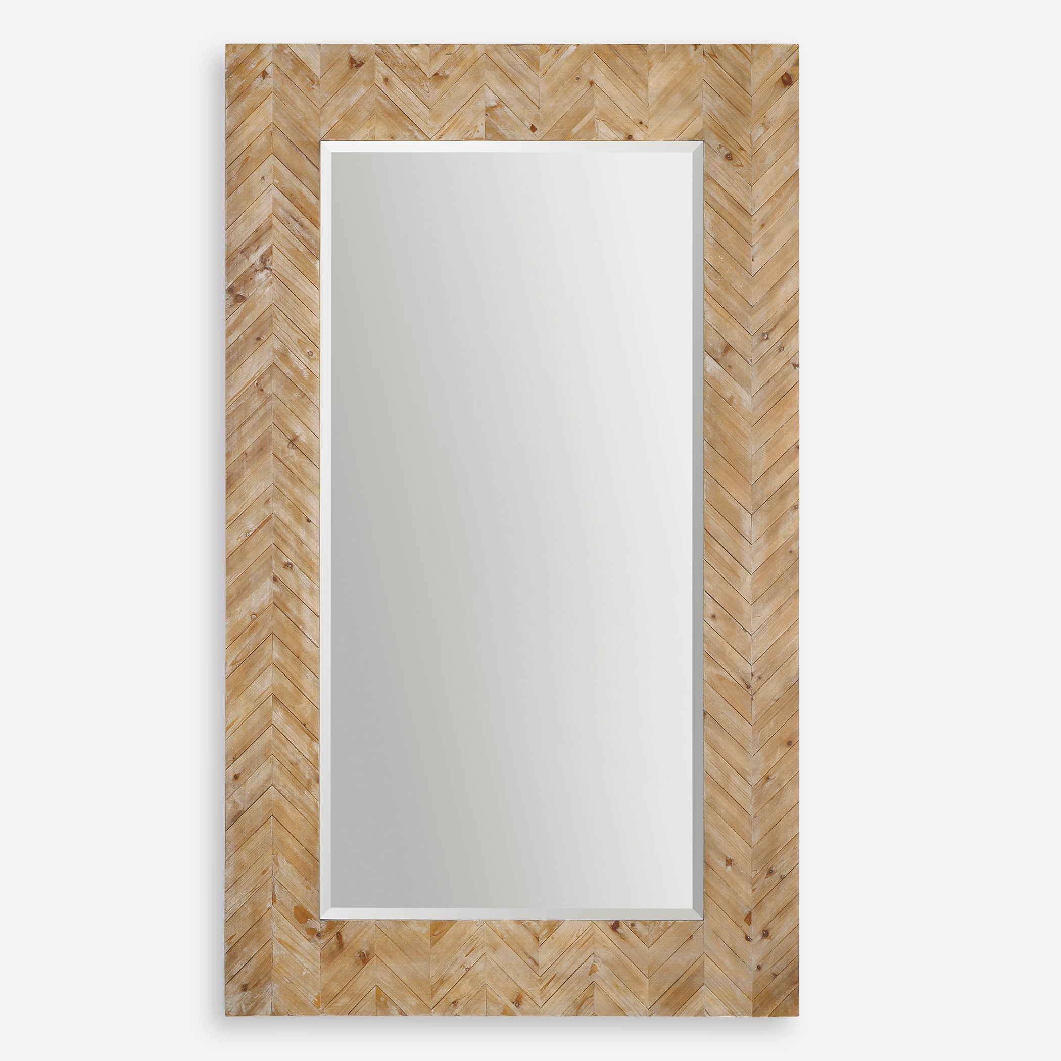 Demetria Oversized Wooden Mirror
