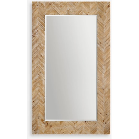 Demetria Oversized Wooden Mirror