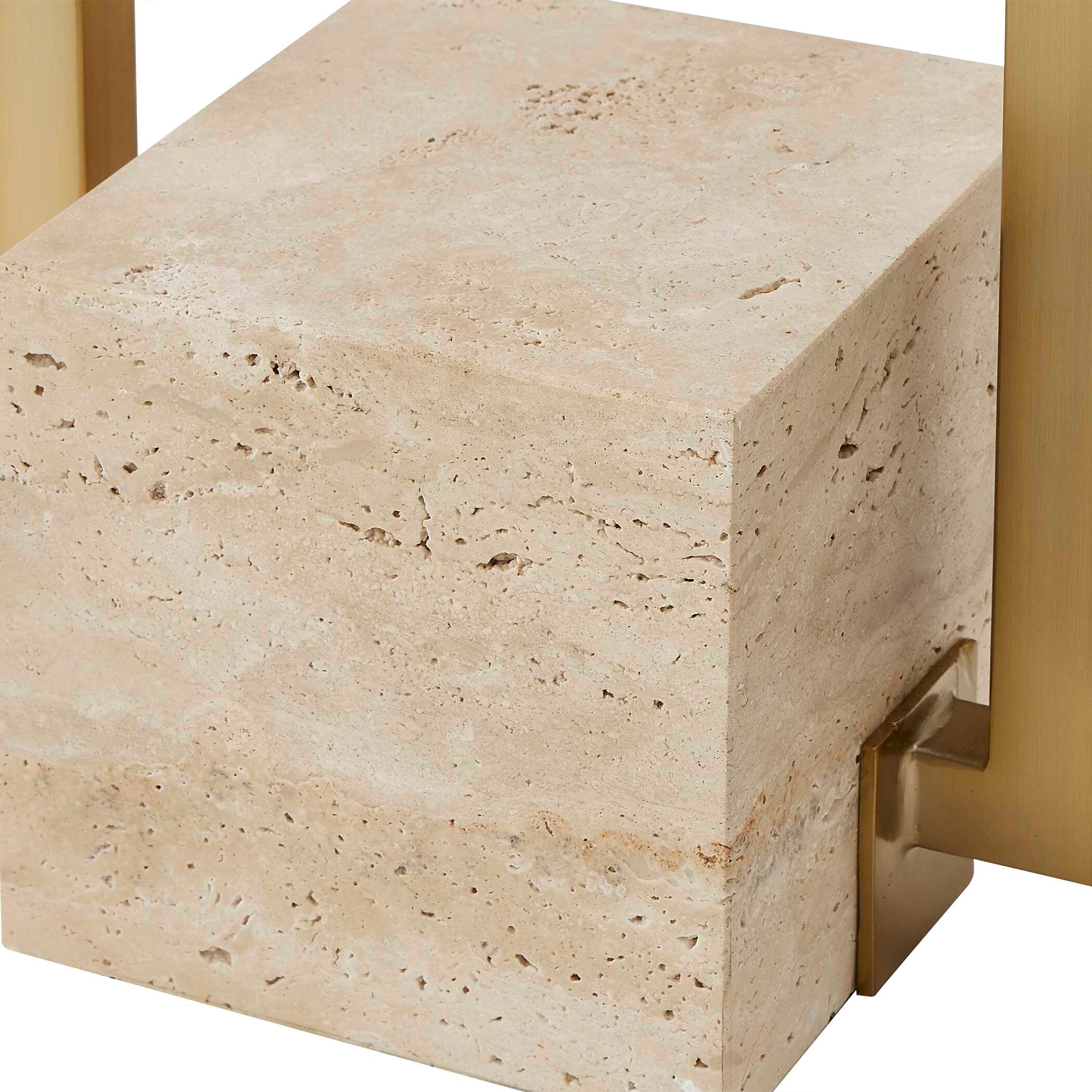 Uttermost Warrick Warrick Modern Travertine Table Lamp