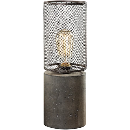 Ledro Thick Concrete Lamp