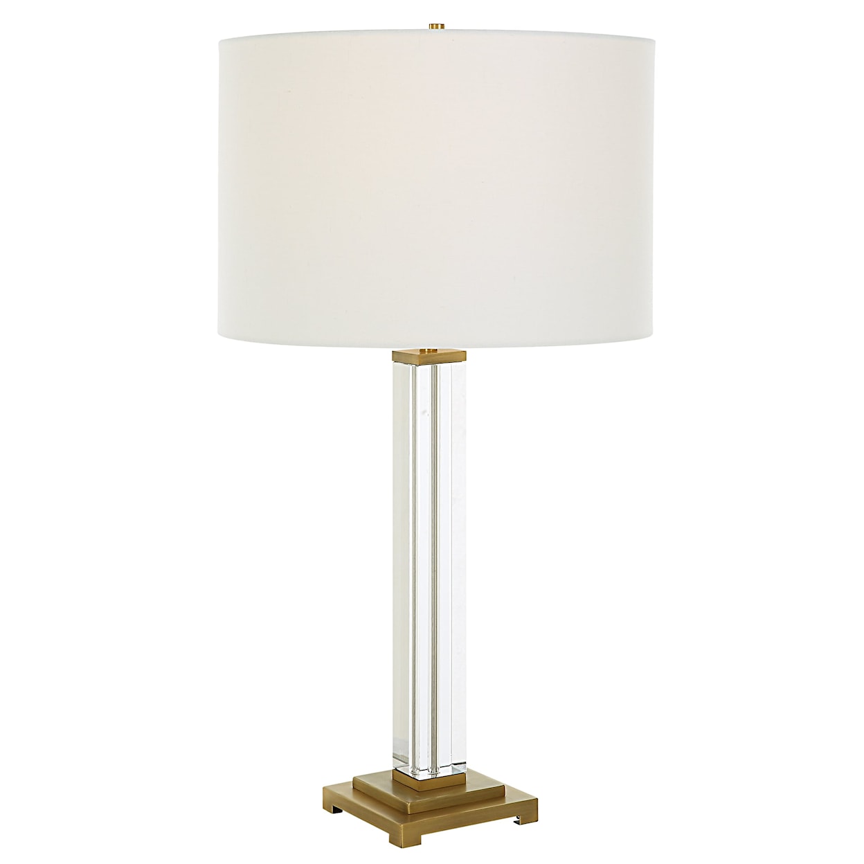 Uttermost Crystal Column Crystal Column Table Lamp