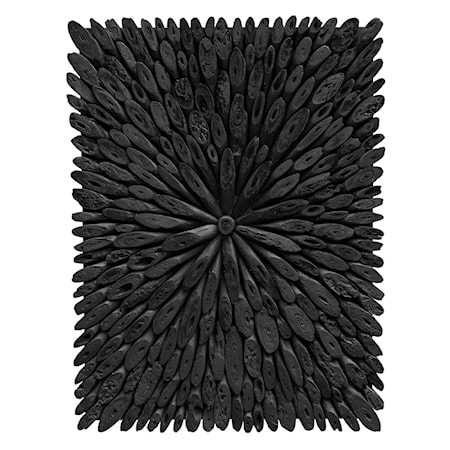 Bahama Black Wood Wall Decor