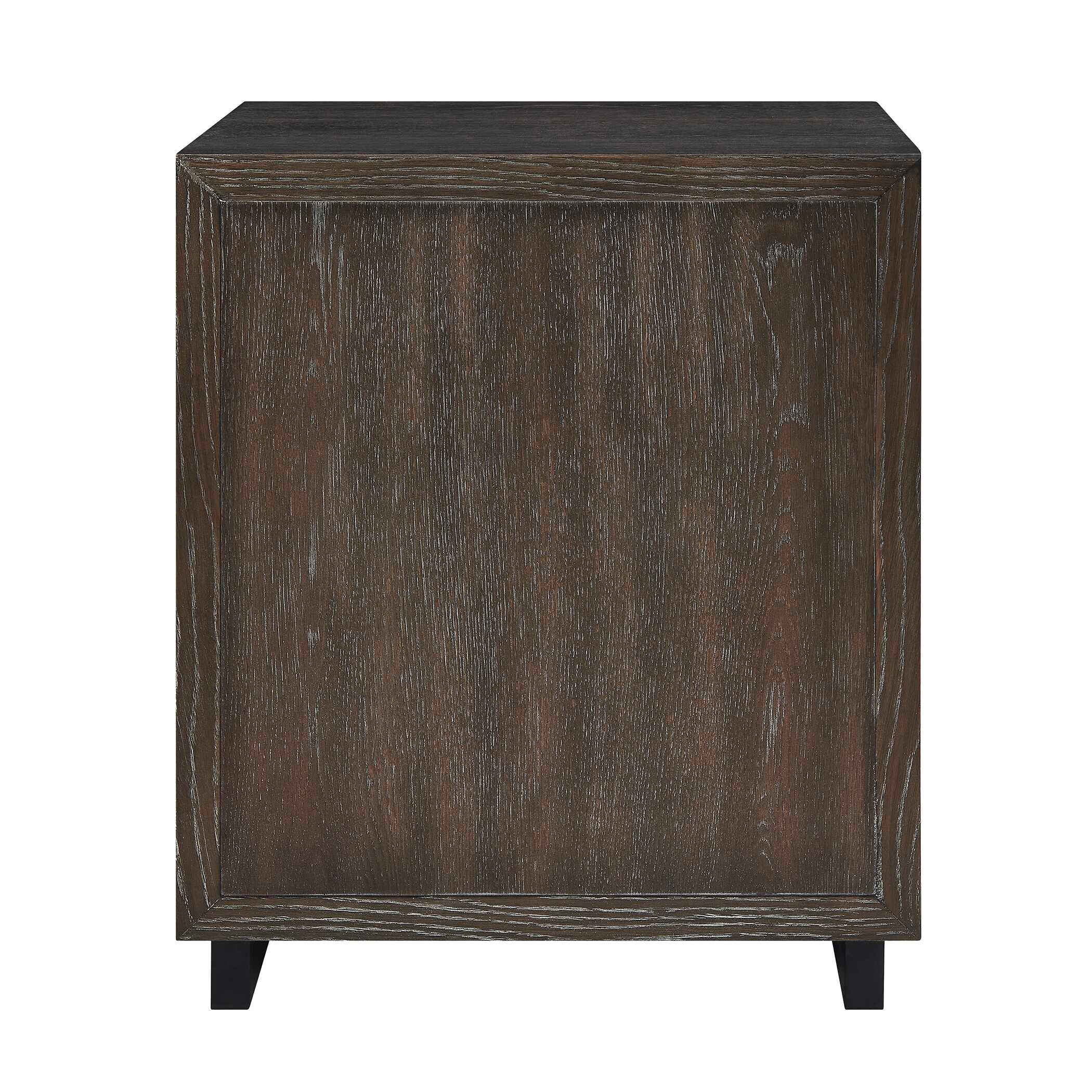 Uttermost Barrett Barrett Dark Charcoal Oak Cabinet