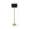 Uttermost Floor Lamps Quindici Metal Bamboo Floor Lamp