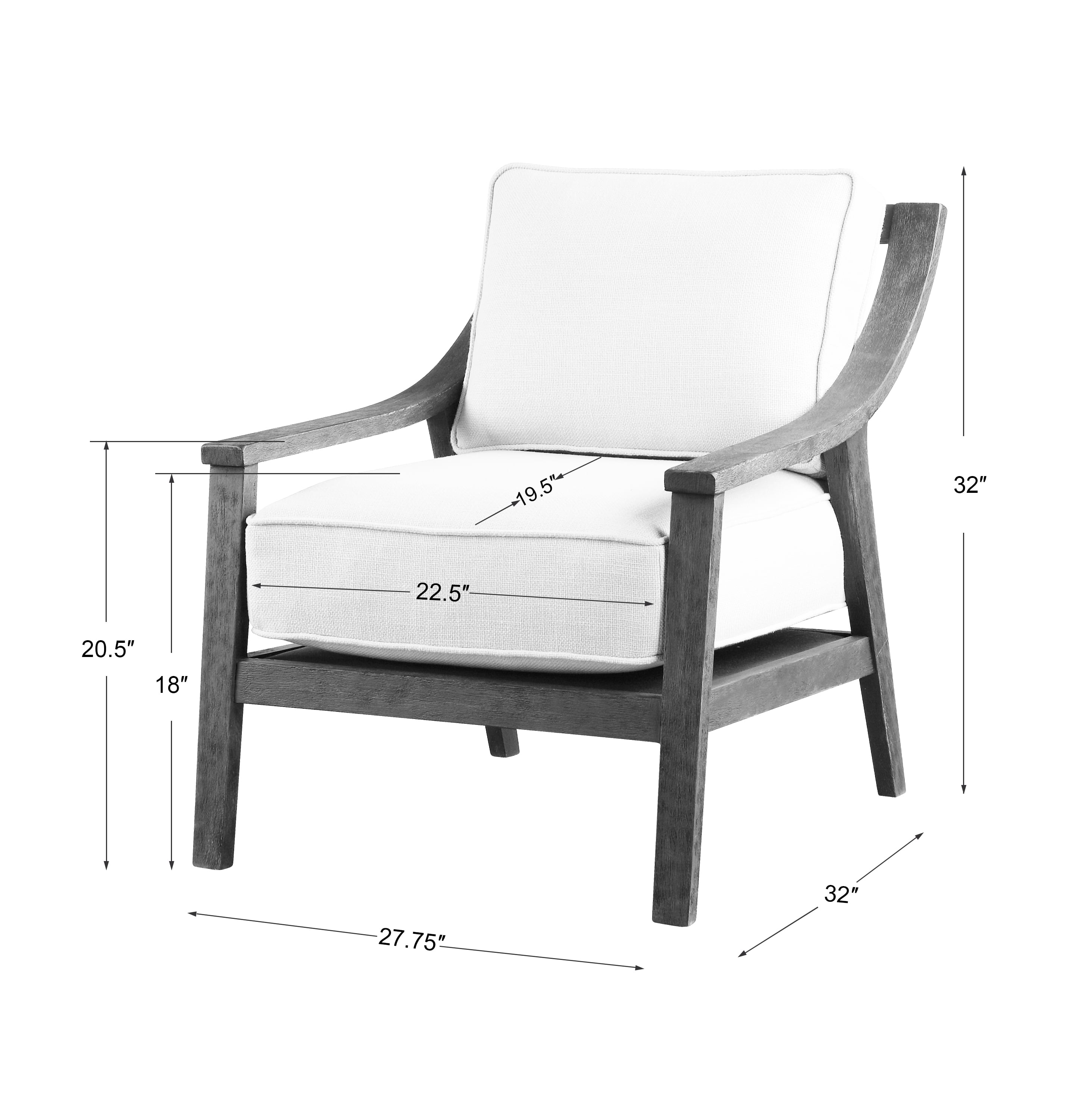 Uttermost Accent Furniture - Accent Chairs Lyle Beige Accent Chair