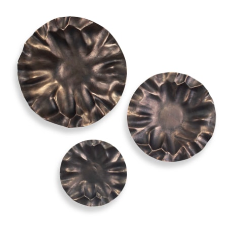 Peonia Outdoor Bronze Wall Art
