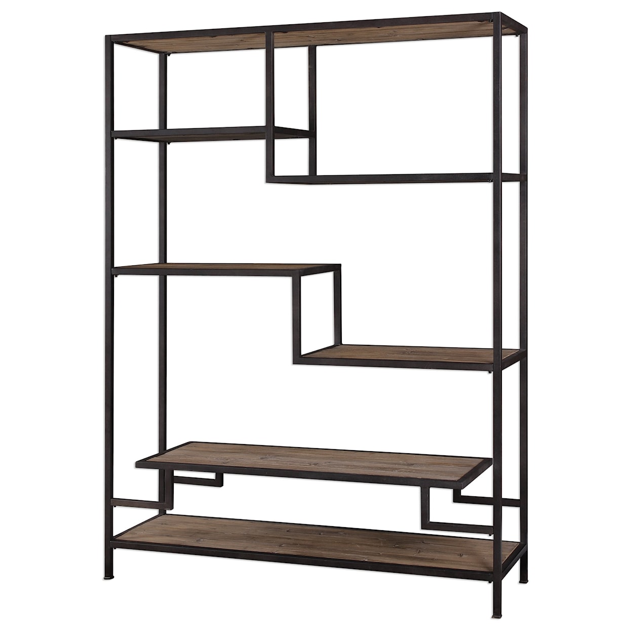 Uttermost Accent Furniture - Bookcases Sherwin Industrial Etagere