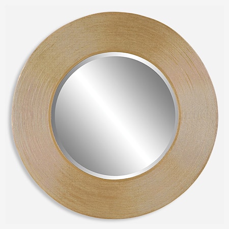 Archer Gold Wire Round Mirror