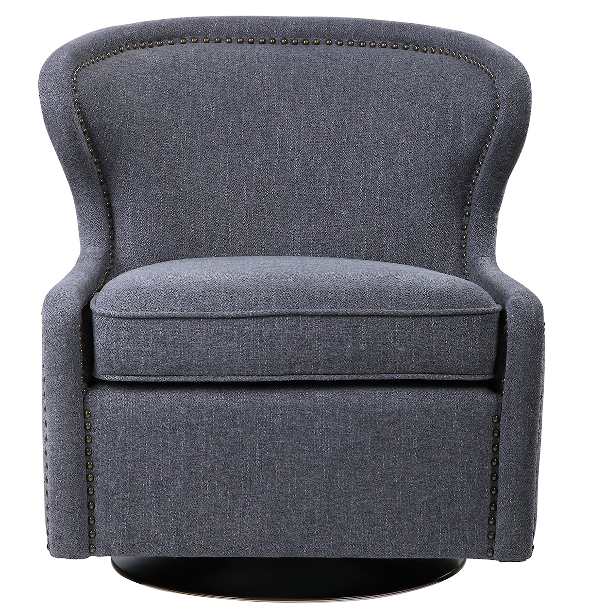 Uttermost Accent Furniture - Accent Chairs Biscay Swivel Chair