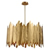 Uttermost Golden Golden Gate 8 Light Industrial Pendant