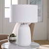 Uttermost Heir Heir Chalk White Table Lamp