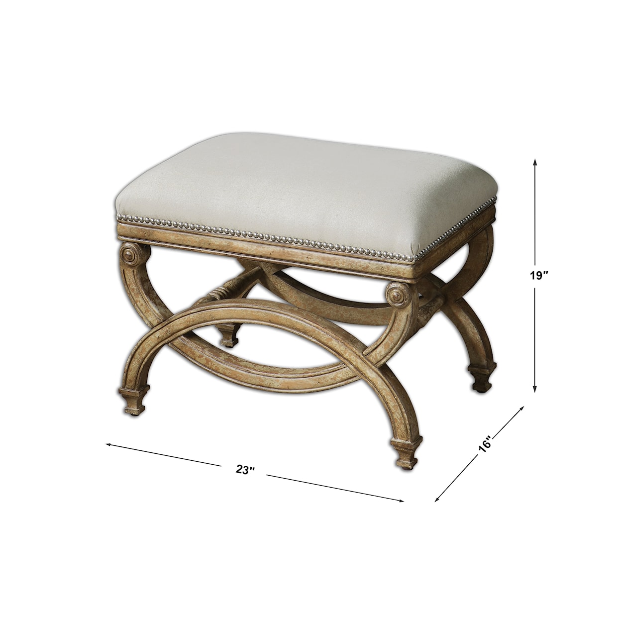 Uttermost Accent Furniture - Benches Karline Small Bench