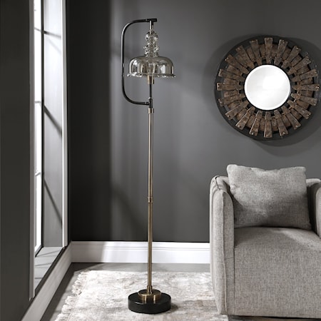 Elieser Industrial Floor Lamp