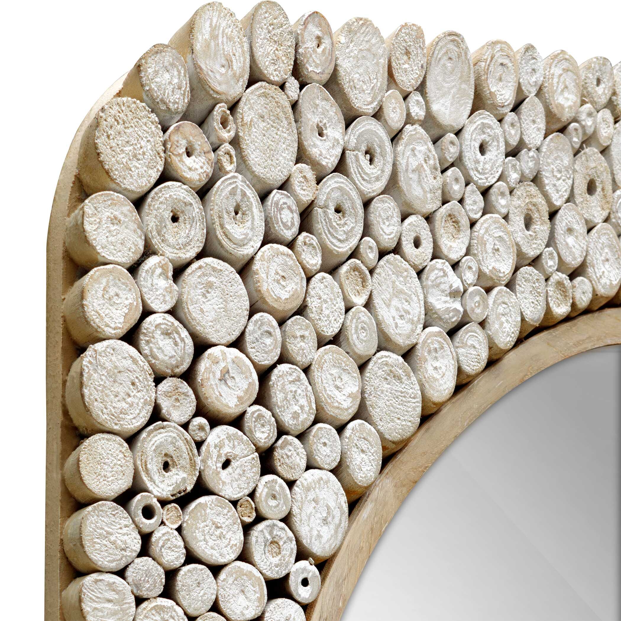 Uttermost Merak Merak Teak Mosaic Mirror