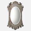 Uttermost Mirrors - Oval Vitravo Oxidized Silver Oval Mirror