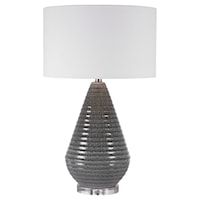 Carden Smoke Gray Table Lamp