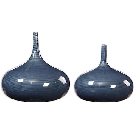 Zayan Blue Vases, S/2