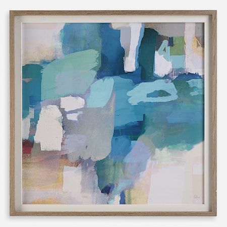 Continue On Abstract Framed Print