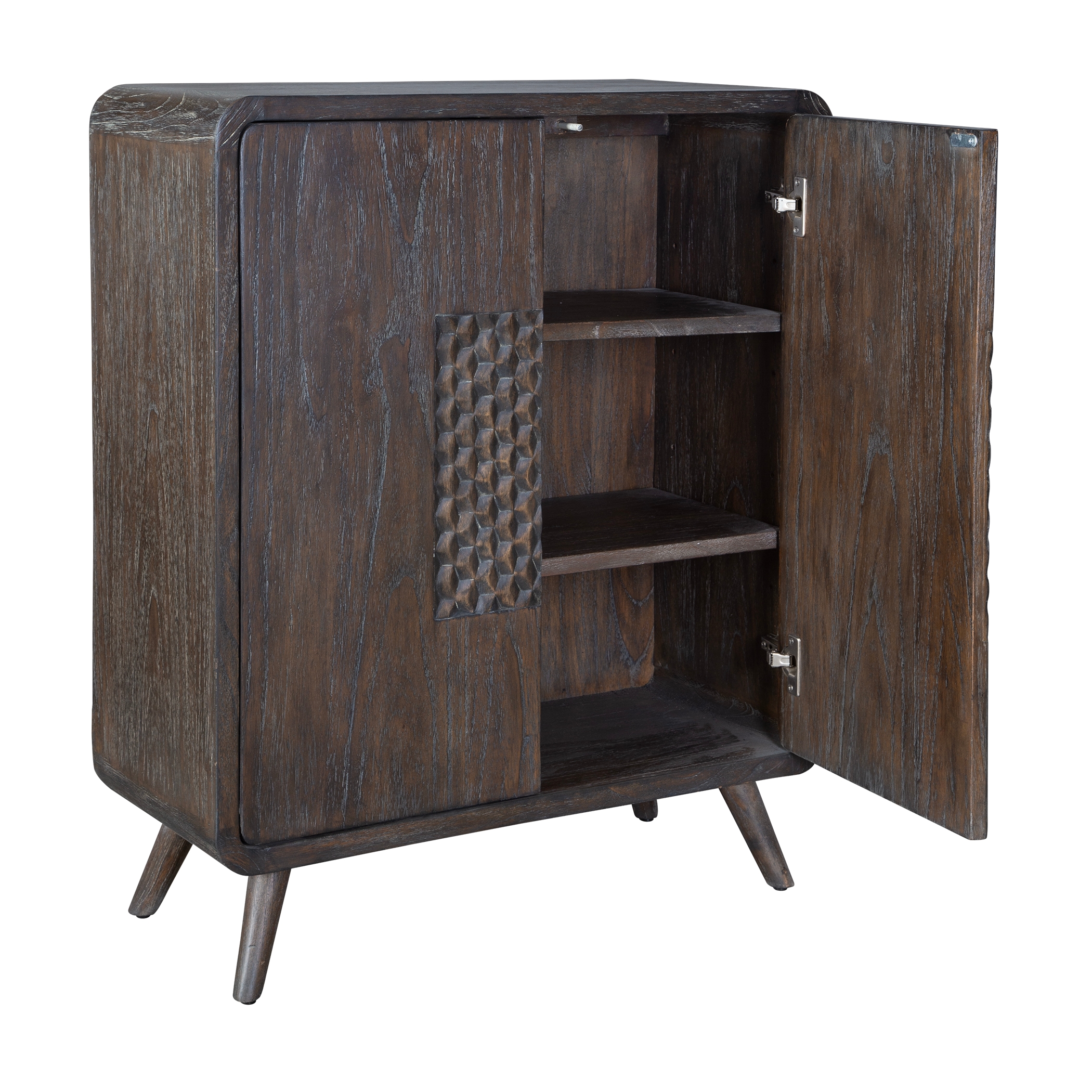 Hausen 2 Door Mid-Century Cabinet