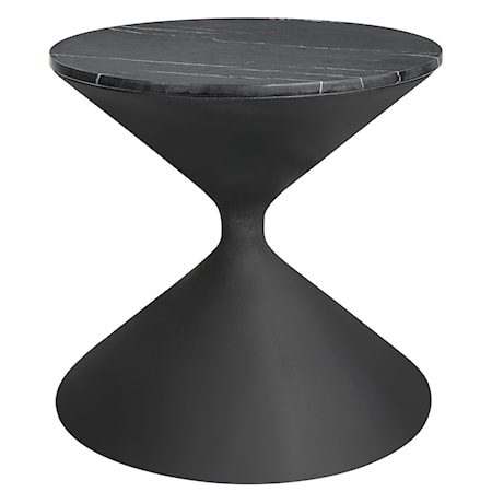 Hourglass Shaped Side Table