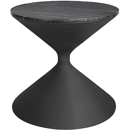 Hourglass Shaped Side Table