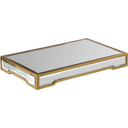 Carly Mirrored Tray