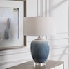 Uttermost Table Lamps Blue Waters Ceramic Table Lamp