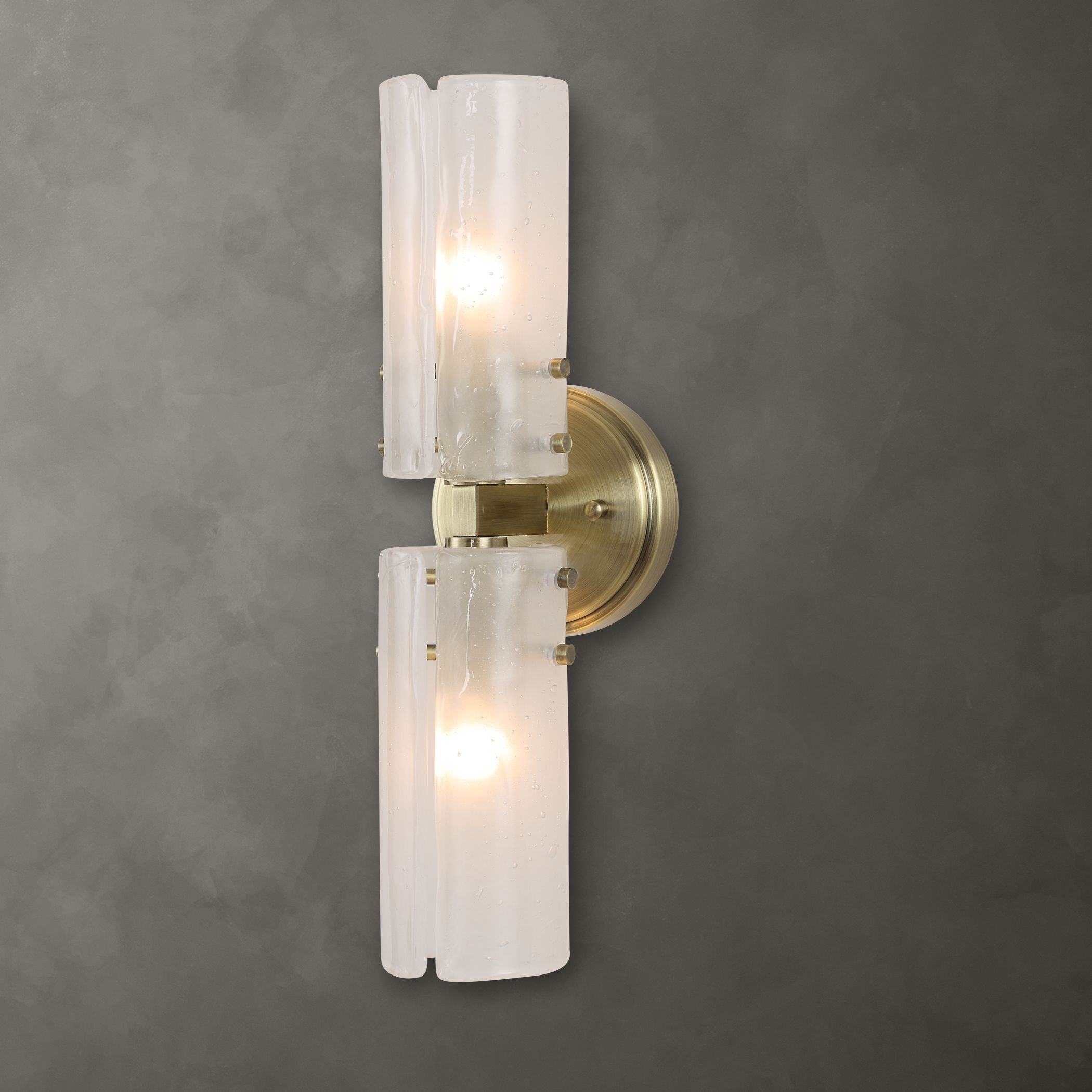 Uttermost Mistie Mistie 2 Light Glass Sconce