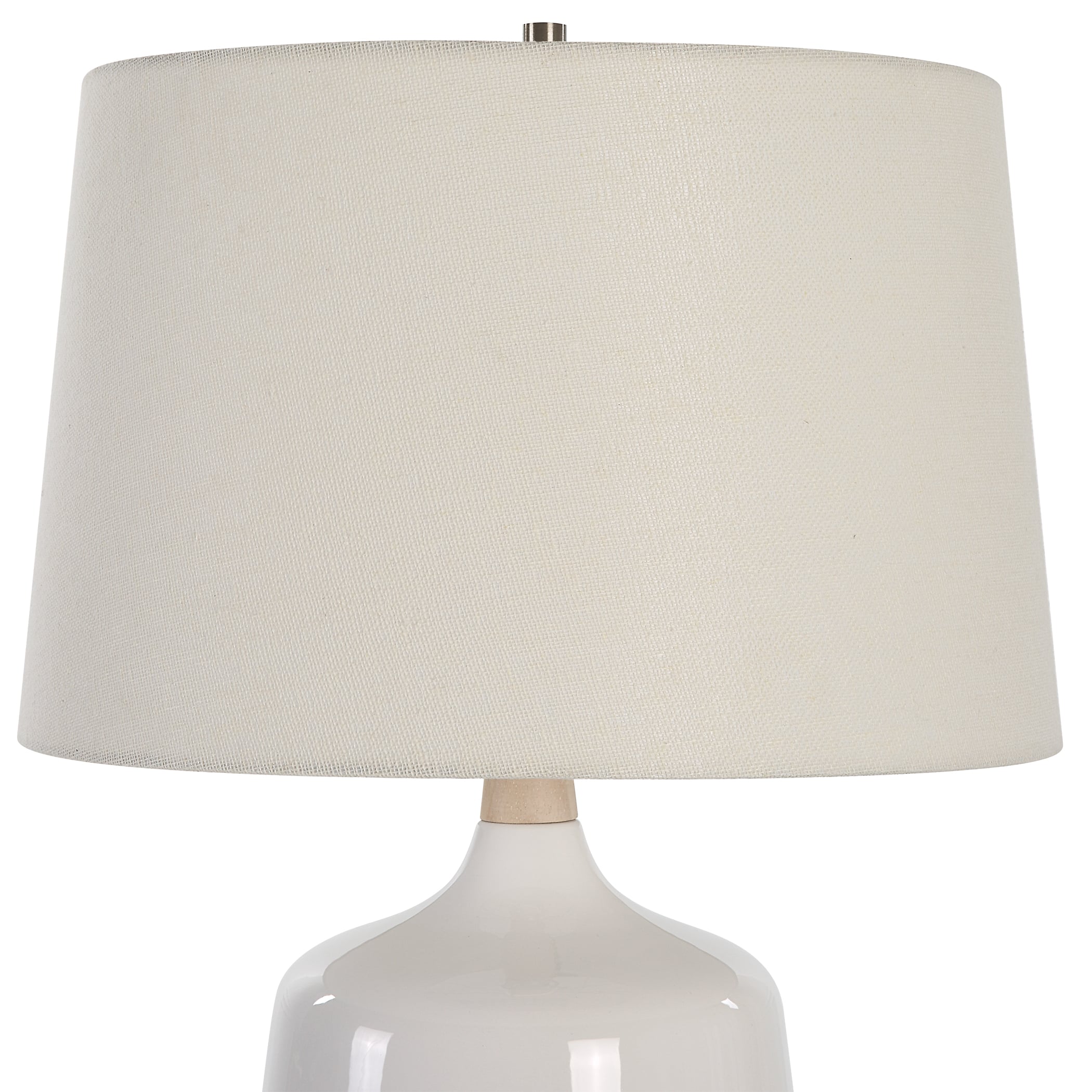 Opal Gloss White Table Lamp