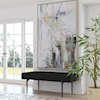 Uttermost Accent Furniture - Benches Olivier Modern Black Bench