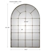 Uttermost Arched Mirrors Barwell Arch Window Mirror