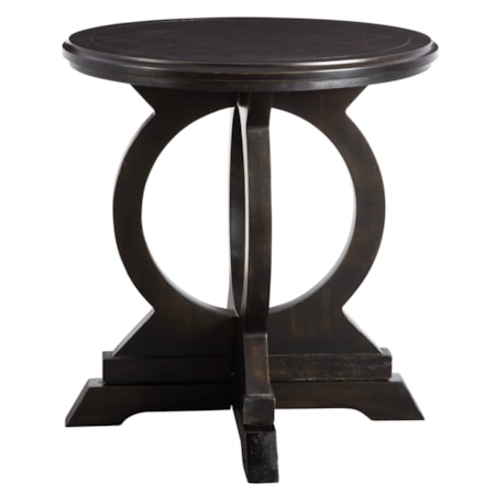 Maiva Black Accent Table