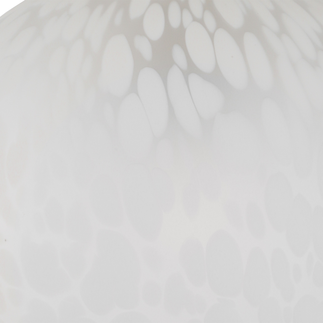 Huch 1 Light White Glass Pendant