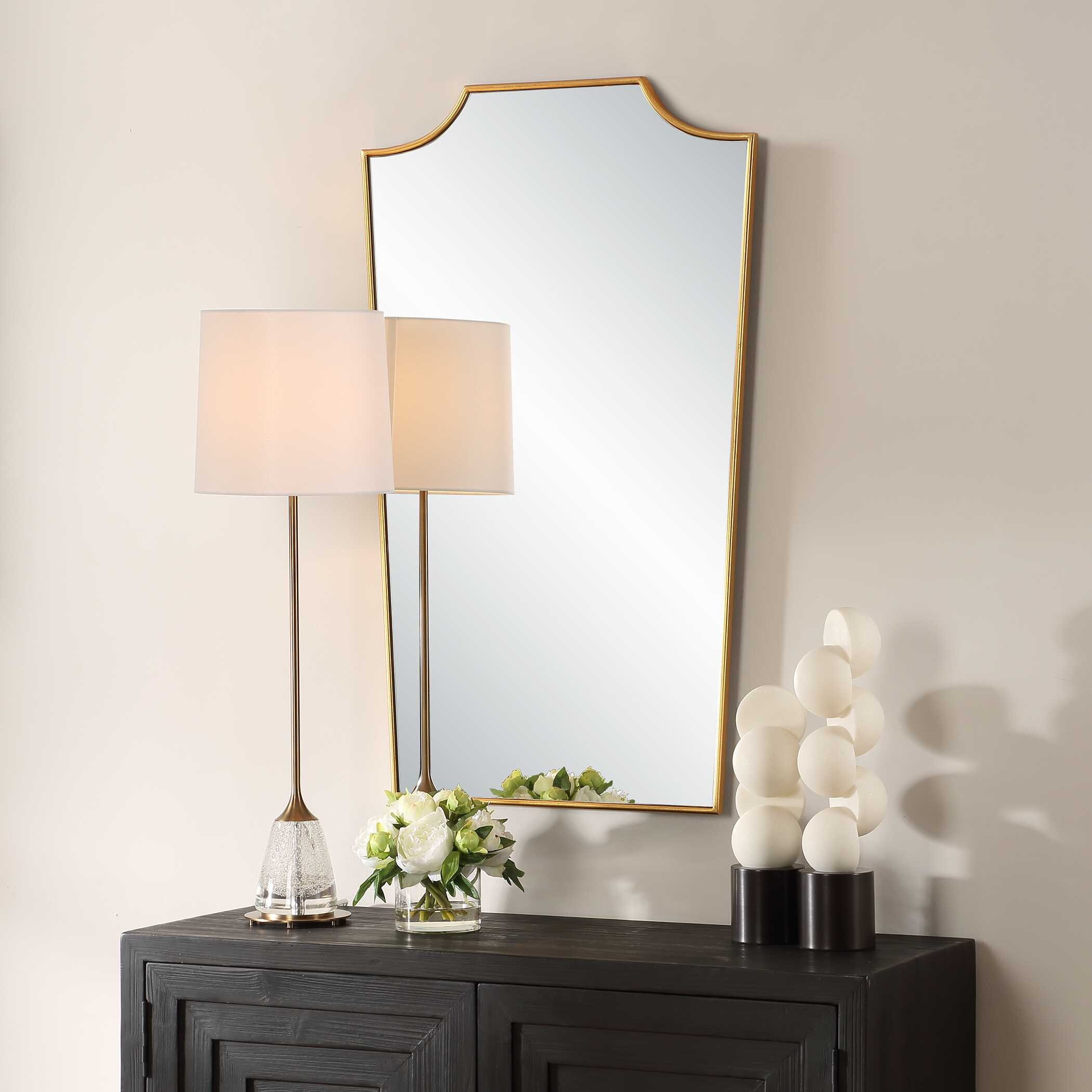 Uttermost Demure Demure Antique Gold Mirror