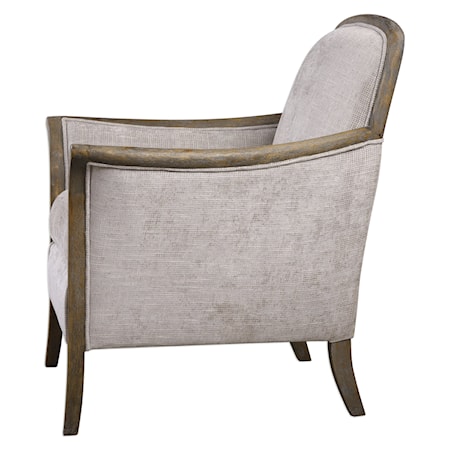 Brittoney Taupe Armchair