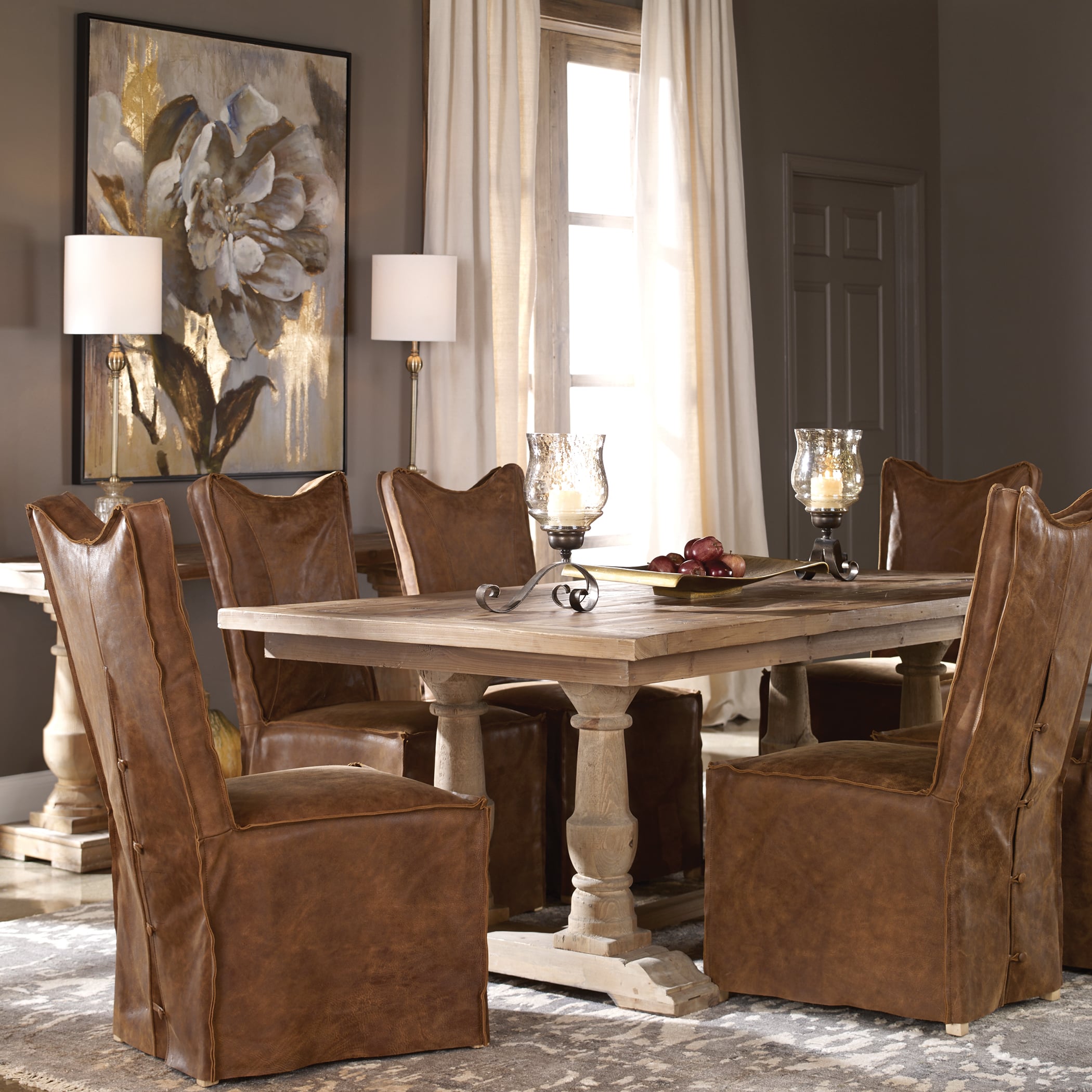 Uttermost Accent Furniture Stratford  Salvaged Wood Dining Table
